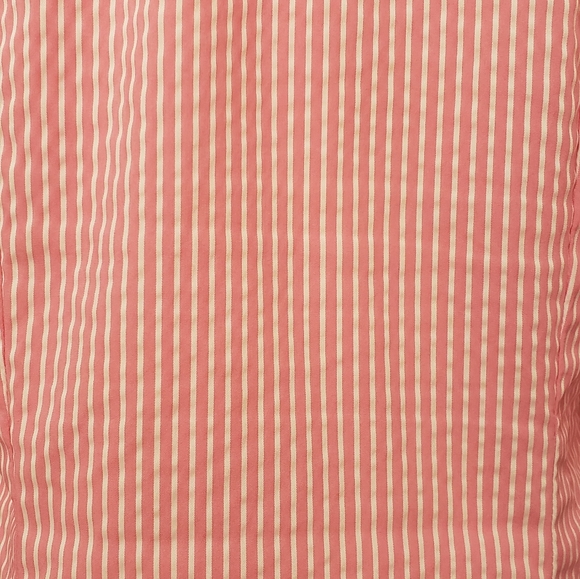 H&M Women's Long Sleeve Striped Button Down Shirt Pink And White Size 6 - Picture 8 of 15